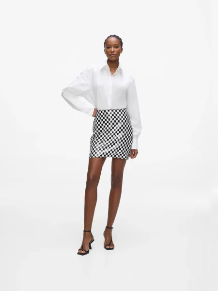 Karl Lagerfeld Fustă negru alb