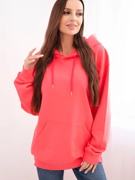 Bluza z kapturem Kesi Włoski z kapturem różowa