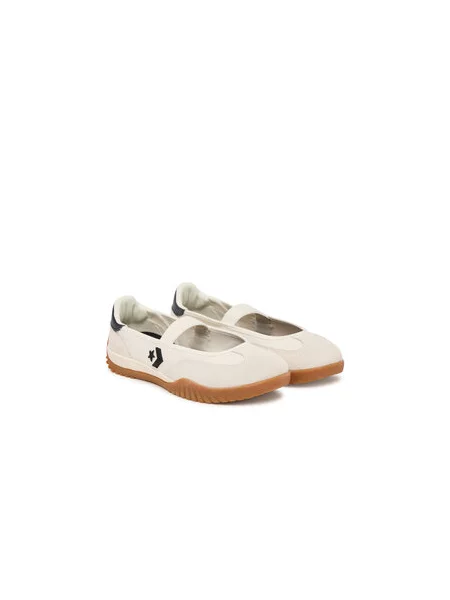 Balerinke Converse Run Star Trainer Ballet Flat Écru