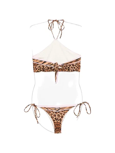Bikini Mc2 Saint Barth cu imagine cu gât halter