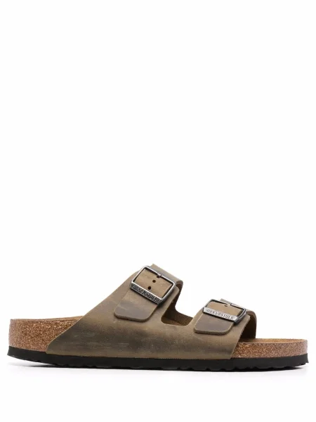 Sandale Birkenstock cu cataramă verde