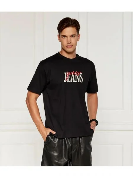 Guess Jeans Póló | Oversize fit fekete