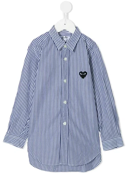 Koszula dziecięca Comme Des Garcons Play niebieska
