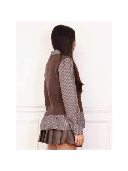 Rochie La Modeuse maro