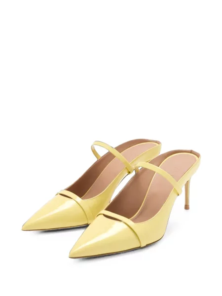 Papuci tip mules Malone Souliers din piele galben