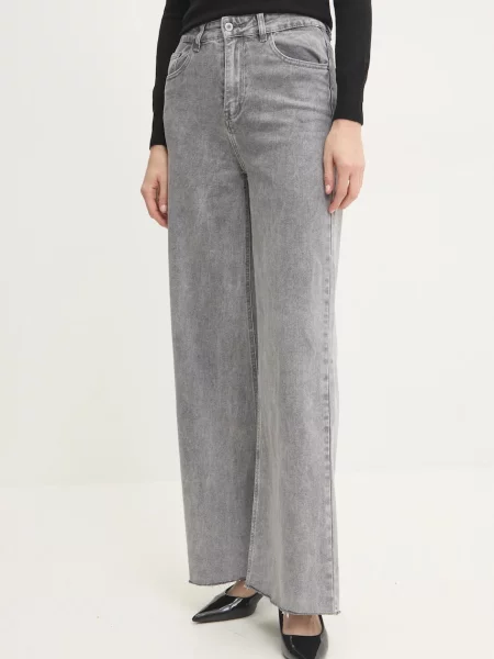 Дънки Answear Lab сиво