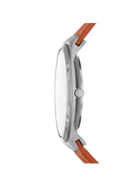 Skagen Hodinky Melbye Titanium hnědá