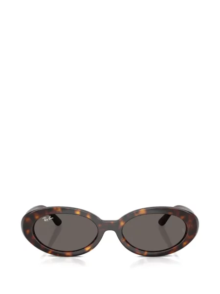 Ochelari de soare ovali Ray-ban maro