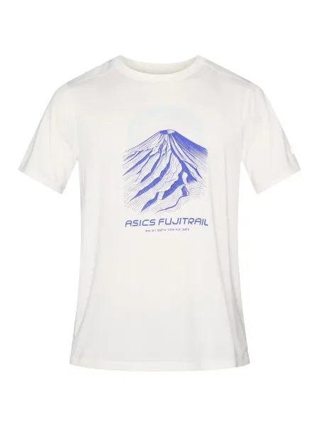 ASICS Funkcionalna majica FUJITRAIL modra / biserno bela
