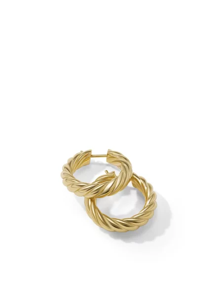 Kolczyki David Yurman żółte