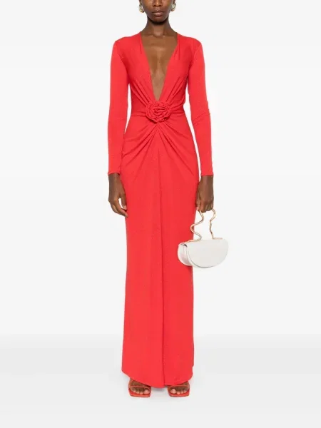 Rochie maxi Roserry de costum roșu
