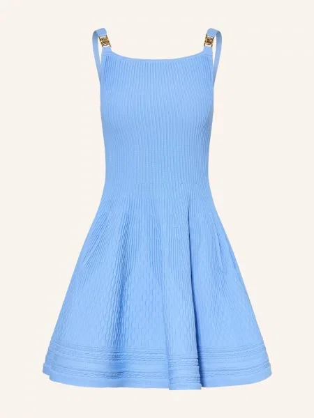 Maje Sukienka Z Dzianiny blau