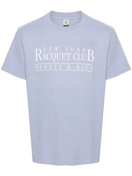 Tricou Sporty & Rich albastru