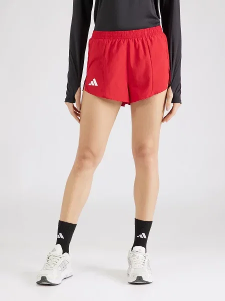 ADIDAS PERFORMANCE Pantaloni sport Adizero Essentials sângeriu alb
