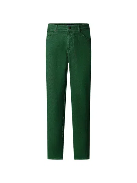 Pantaloni Hackett London de catifea cord verde