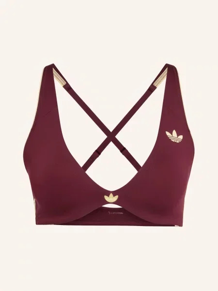 Adidas Originals Sportovní Podprsenka Adidas Originals Sport tmavě / krémová červená