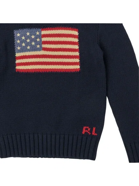Polo Ralph Lauren pulover de pentru copii albastru