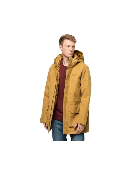 Geacă Jack Wolfskin portocaliu