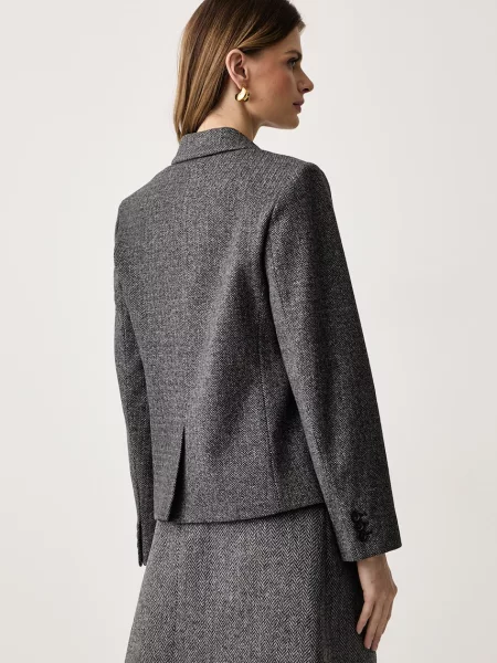 Weekend Max Mara двобортний піджак з віскозою WKDGRADO