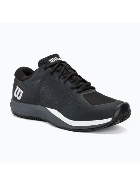 Buty do tenisa Wilson Rush Pro Ace Clay black/ombre blue/white białe