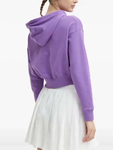 Hanorac cu glugă Puma cu imagine violet