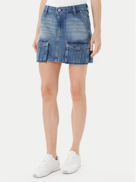 KARL LAGERFELD JEANS Sukně džínovina modrá