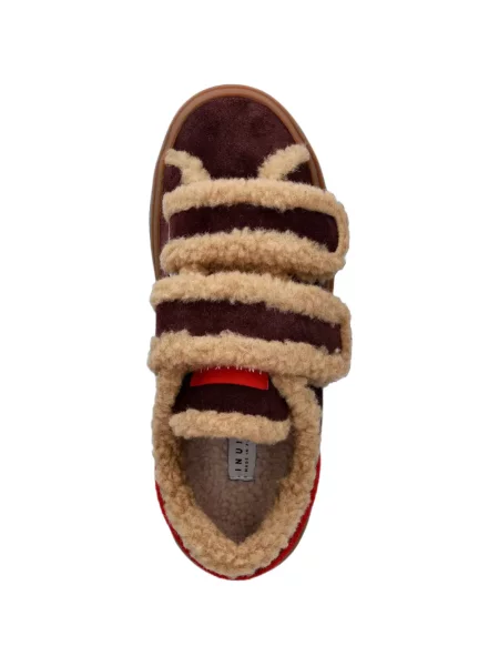 Sneakerși Inuikii cu bretele maro