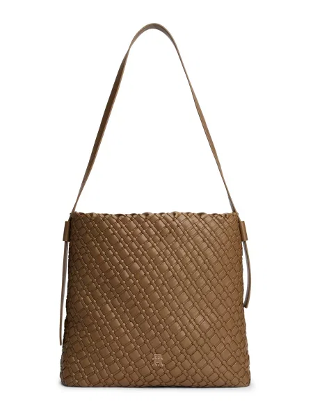 TOMMY HILFIGER Shopper torba taupe siva