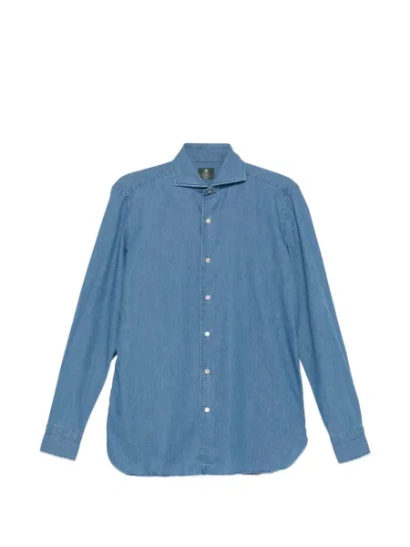 Dlouhá košile Borrelli modrá