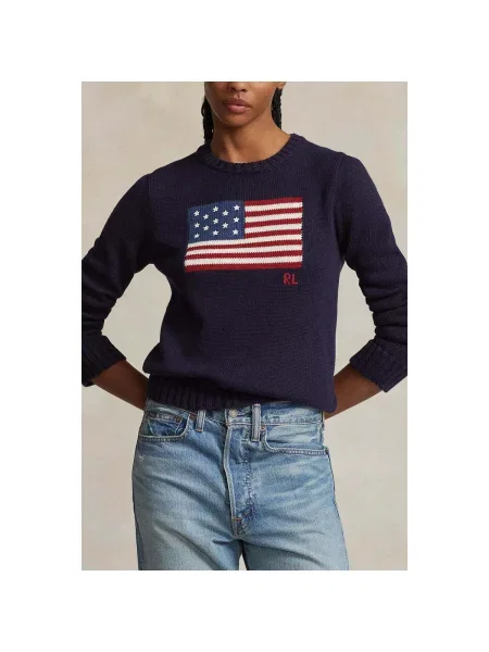 Polo Ralph Lauren Sveter Tmavomodrá modrá