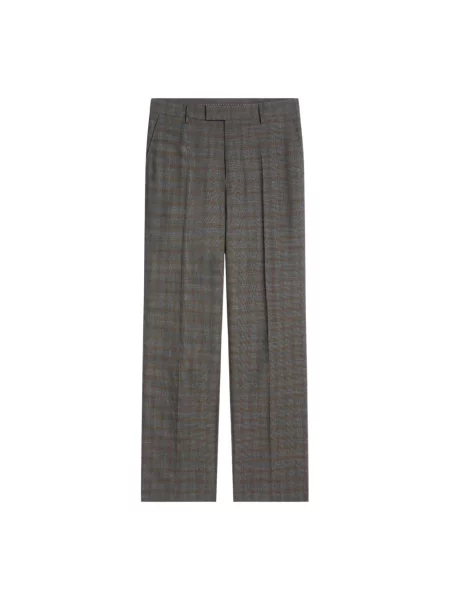 Spodnie Dries Van Noten brązowe
