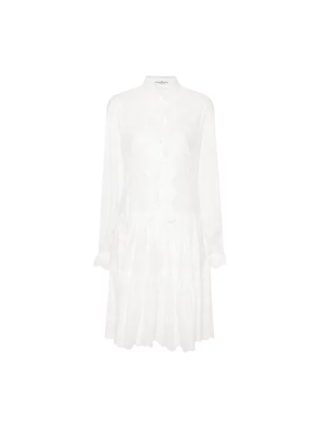 Sukienka koszulowa Ermanno Scervino biała