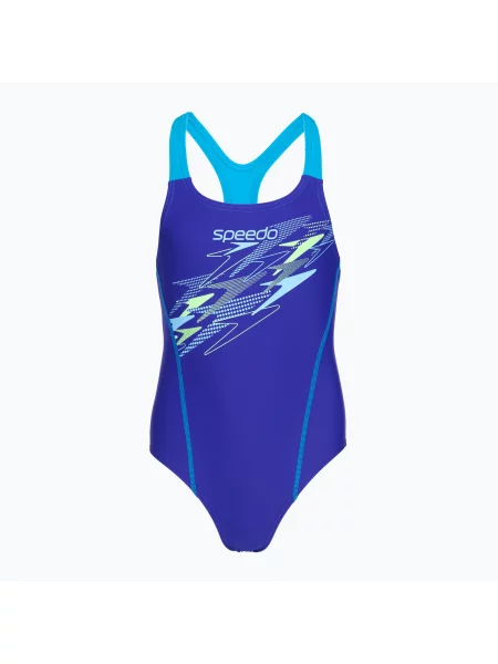 Gyerek egyrészes fürdőruha Speedo Medley Logo Medalist sapphire/mayan blue. Méret: cm kék