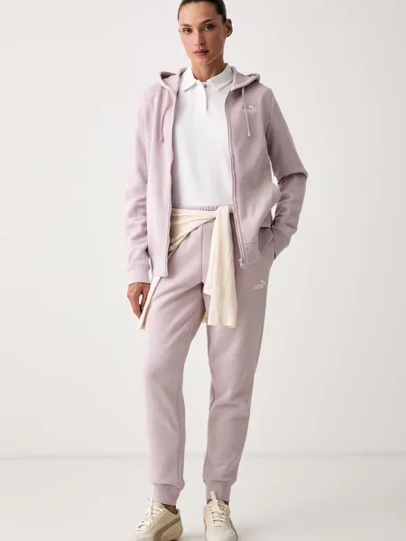 Puma compleu de trening pentru femei cu roz