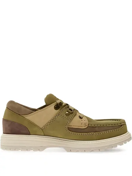 Pantofi Clarks Originals cu șireturi din dantelă verde