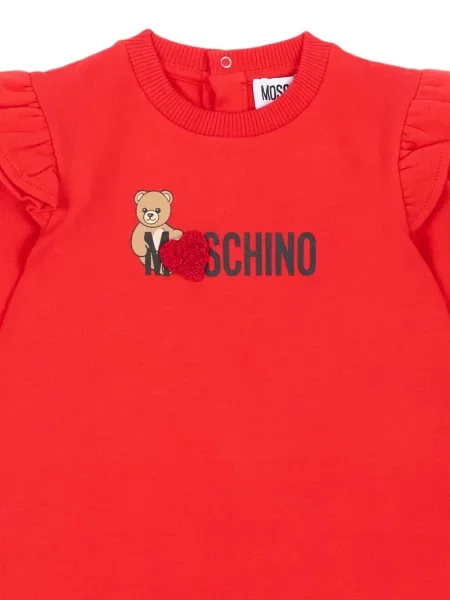 Sukienka dziecięca Moschino czerwona