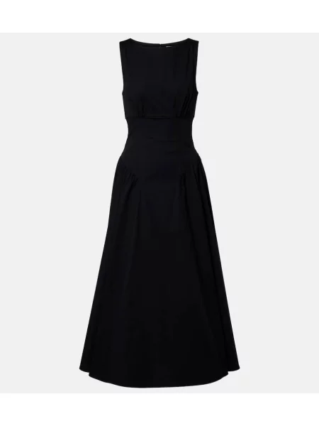 Rochie midi Staud până la genunchi de costum negru