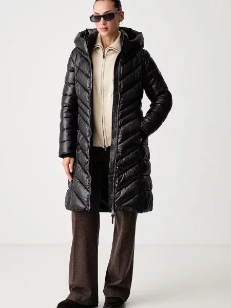 DKNY jachetă lungă pentru femei negru