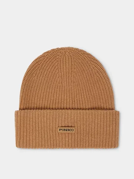 PINKO Шапка Віскоза/бавовна бежевий