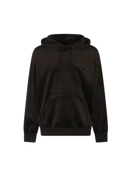 Bluza z kapturem Y-3 z kapturem z logo czarna