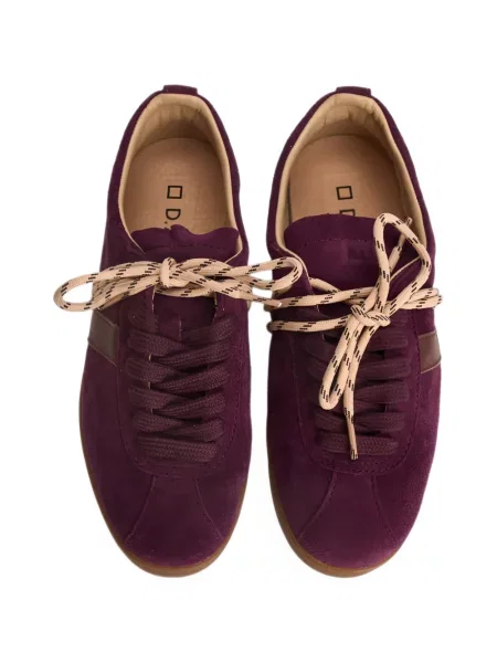Sneakerși D.a.t.e. din piele de căprioară violet