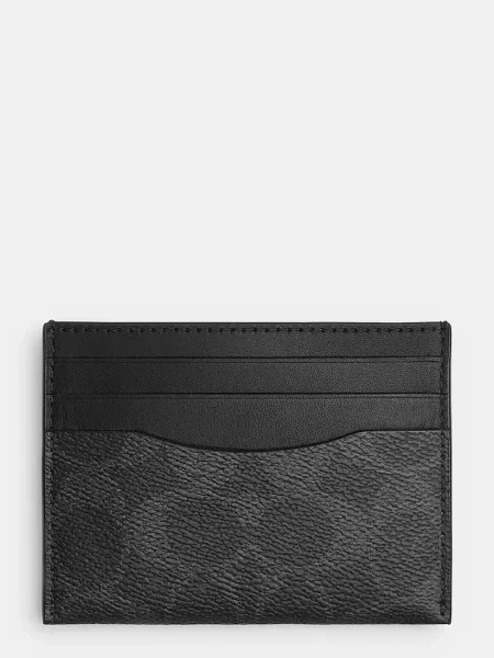 Portofel Coach din piele negru