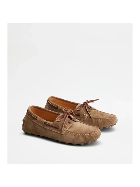 Półbuty Tod's zamszowe brązowe