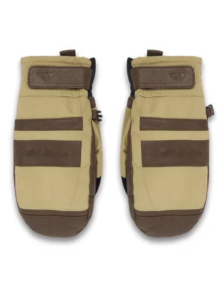 Лижні рукавиці Quiksilver Squad бежевий