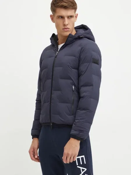 Emporio Armani rövid kabát férfi téli sötétkék