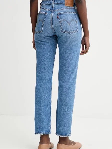 Levi's jeansy WEDGIE STRAIGHT niebieskie