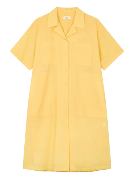 Rochie midi Studio Tomboy până la genunchi de costum galben