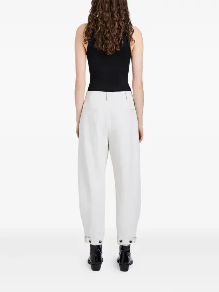 Pantaloni Proenza Schouler White Label alb