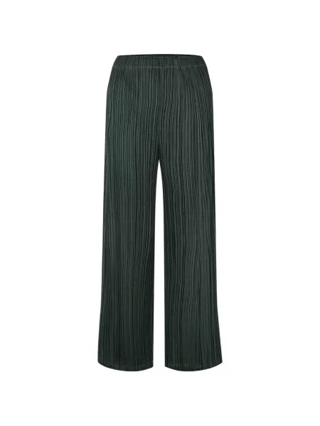 Pantaloni Pleats Please Issey Miyake verde