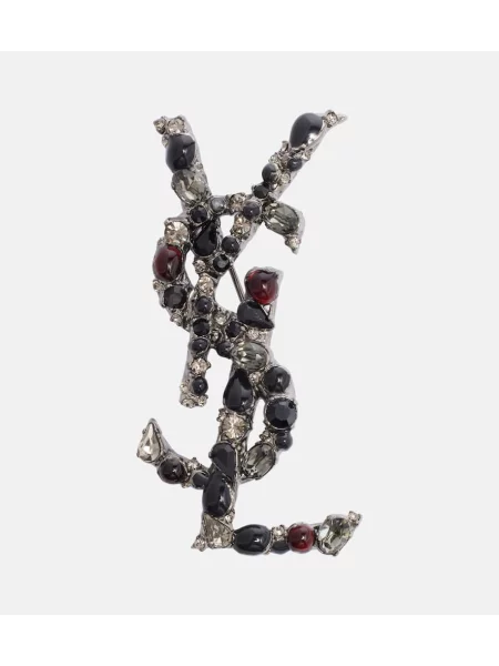 Brosa Saint Laurent negru